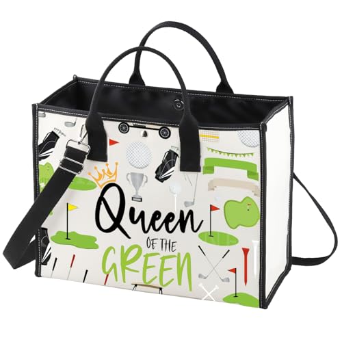 WZMPA Golf Queen Survival Kit Golf Player Gifts Queen of the Green Golf Zipper Bag Golfing Travel Accessories
