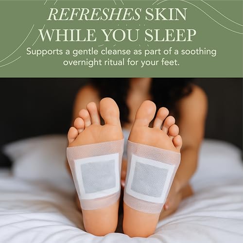 Ballotte Deep Cleansing Foot Pads for Men & Women - 30 Pack, Nightly Detox & Relaxation
