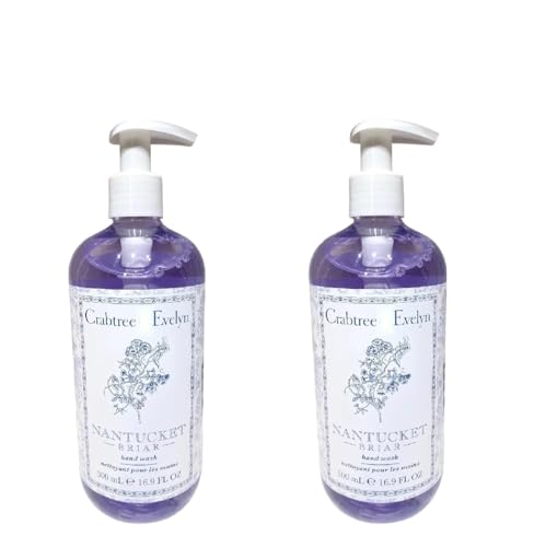 Nantucket Briar Hand Wash Pump Bottle Set - 16.9 fl oz x 2, Moisturizing Gel