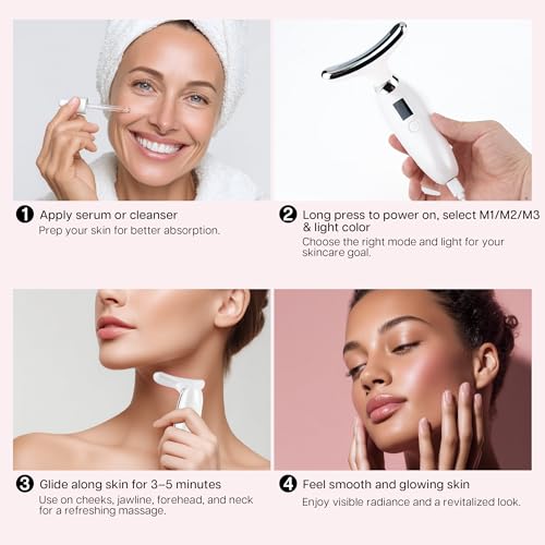 Lilac 7-in-1 Face and Neck Massager for Anti-Aging & Firming