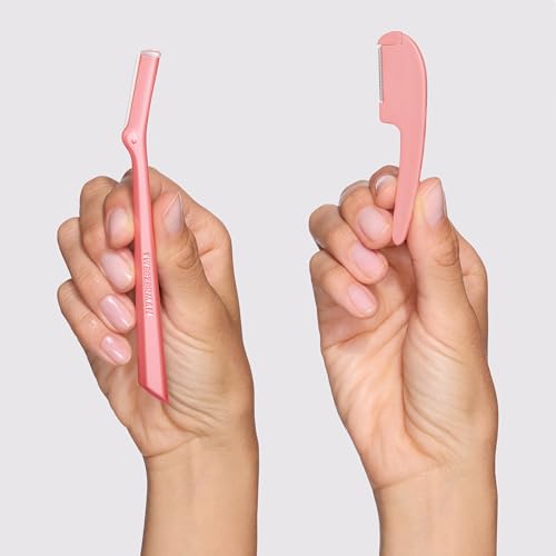 Tweezerman Tea Rose Prep and Plane Facial Razor Set