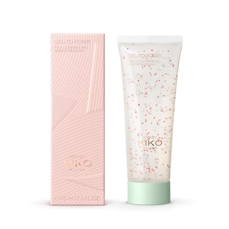 Kiko Milano Kind by KIKO Gel-to-Foam Face Cleanser And Makeup Remover, 2-In-1 Face Cleanser And Make-Up Remover