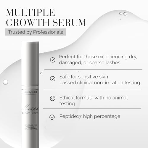 DLUX PROFESSIONAL 3-in-1 Eyebrow, Lash & Hairline Serum - 5ml Enhancing Care