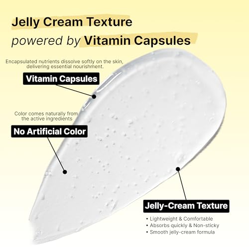 Brightening & Calming Face Mask with Vitamin Capsules - Vegan, Fragrance-Free