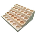 Wooden Essential Oil Display Stand 5 Tiers - 30 Bottle Capacity, Natural Finish, Variation of THIS listing