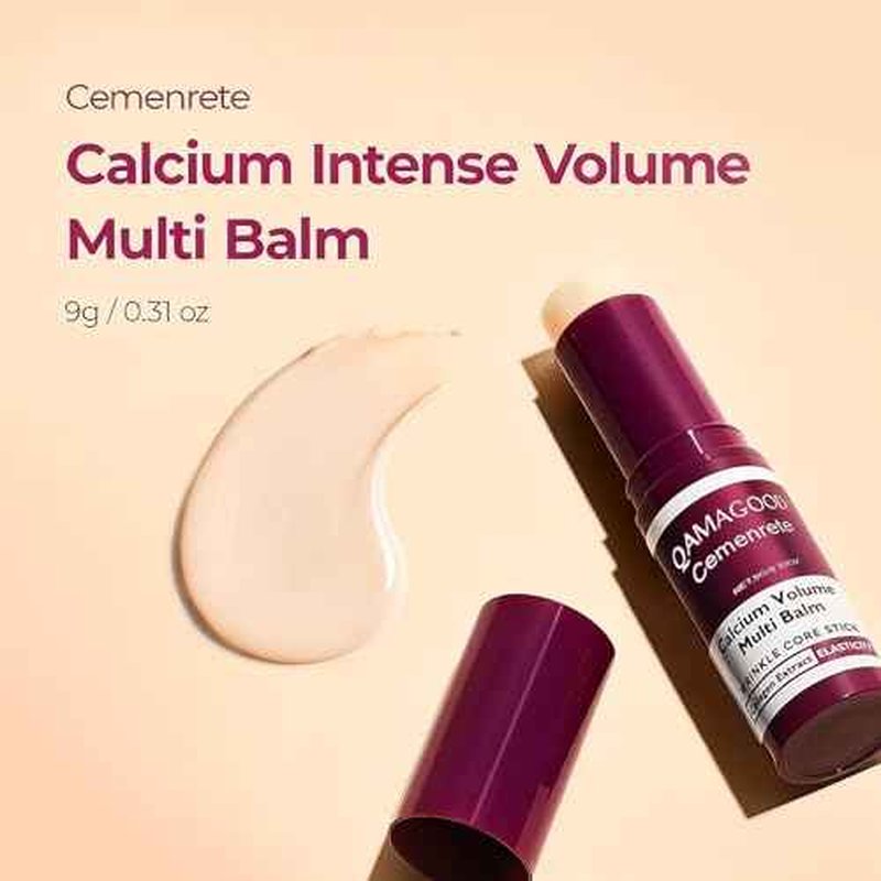 Cemenrete Calcium Multi Balm, Wrinkle Core Stick | Anti-aging, Sagging, Wrinkles | Containing Collagen Moisturizing Stick, Vitamin E, Repair moisturizing Cream, Firming Skin (1PC)