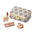 Paul & Joe Makeup Collection 002 Headpiece, Holiday Gift Set with Eyeshadow Trio - Rose Palette, Lipstick, Highlighter & Pouch, Inspired by 1920s Glamour