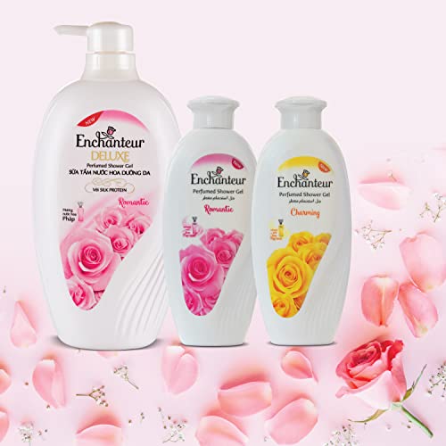 Perfumed Shower Gel for Women with Roses & Jasmine Extracts - 250g