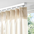 Ceiling Curtain Track Set 18-24ft White Room Divider Rail System - 8 Pieces