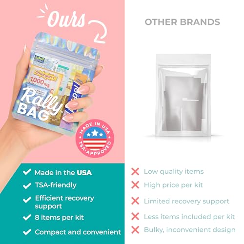 Real Vitamins 10 Pack Hangover Recovery Kits - Party Favors for Bachelorette, Weddings & Celebrations