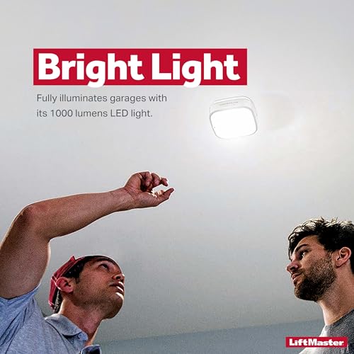 Smart LED Garage Light with MyQ Control - Bright 1000 Lumens, Easy Install