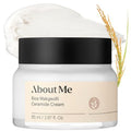 About Me Rice Makgeolli 6 Ceramide Cream ? Fermented Rice Face Moisturizer for Dry Sensitive Skin, Rich Mochi Texture with Shea Butter & Galactomyces, Vegan Fragrance-Free 2.87 oz (85ml)
