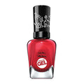 Sally Hansen Miracle Gel Keith Haring Salon Quality Nail Polish | Gel-Like Formula, Two-Step System, No UV Light Needed, Long Lasting | Opaque, Glossy | 917 Red-iant Baby | Red Nail Color