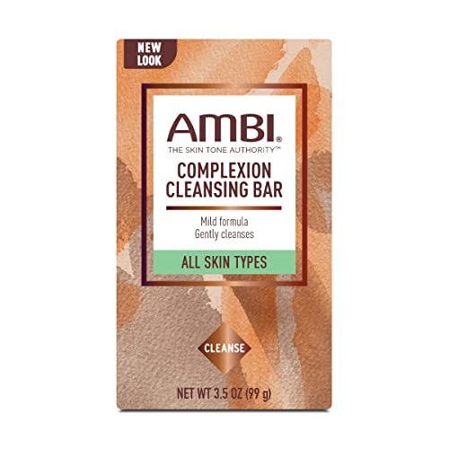 Ambi Complexion Cleansing Bar Soap - Light Fresh Scent, 3.5 oz Pack of 8