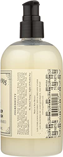 Los Poblanos Body Wash 12 OZ - Natural Moisturizing Shower Gel