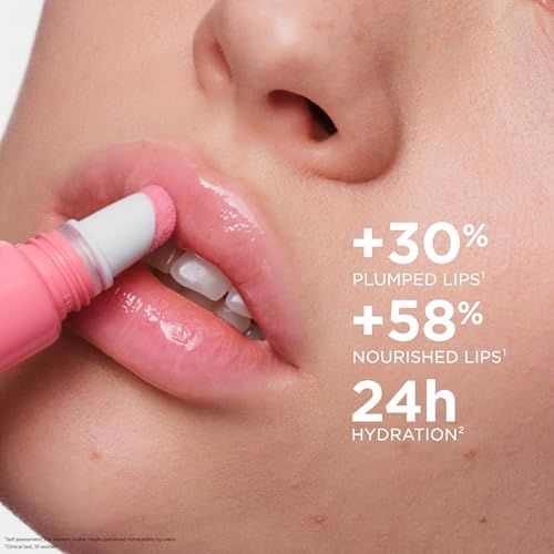 Clarins Lip Perfector Lip Gloss Rose Shimmer - Sheer, Shimmer Finish, Hydrating & Plumping, Vanilla Scent, 0.35 Ounces