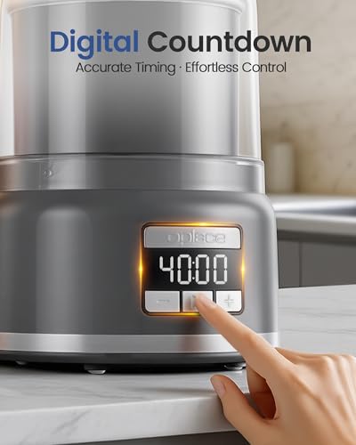 Ice Cream Maker Machine Gray 2.1 Quart Double Insulated Soft Serve Gelato Sorbet