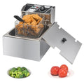 Swinod 6L Commercial Deep Fryer with Basket 1700W Countertop Electric Fryer