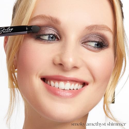 Julep Eyeshadow 101 Cream-to-Powder Waterproof Shadow Stick ? Smoky Amethyst Shimmer, Buildable Lengthening Lash Mascara Black,