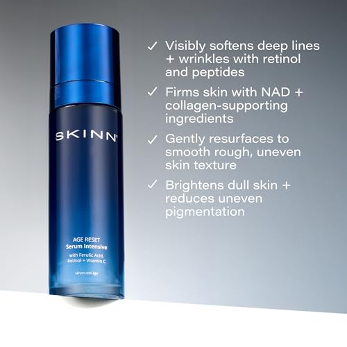 SKINN Age Reset Serum Intensive - Deep Wrinkle Facial Treatment with Retinol & Vitamin C