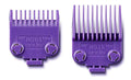 Magnetic Comb Set for Hair Clippers - Fits Master Series, 0.5 & 1.5 Sizes, Purple