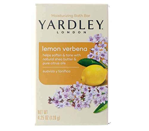 Lemon Verbena Moisturizing Bar Soap with Shea Butter & Citrus Oil - Pack of 8