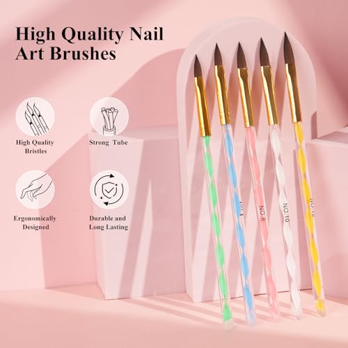 Wilfniee White Rubber Nail Practice Hand Kit for Acrylic Nails Beginners