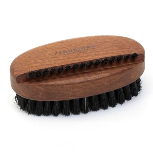 Genuine Boar Bristle Nail Brush with Thermowood Handle - Made in Germany