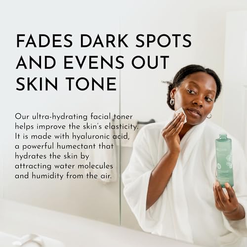 Brightening Face Toner with Glycolic Acid & Niacinamide for Oily Skin - 8 Fl Oz