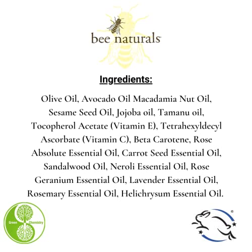 Facial Serum with Organic Tamanu Oil & Vitamins - Anti-Aging & Hydrating for Dry Skin