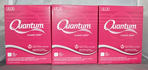 Quantum Classic Body Acid Perm Kit for Normal, Tinted or Highlighted Hair - 3 Pack