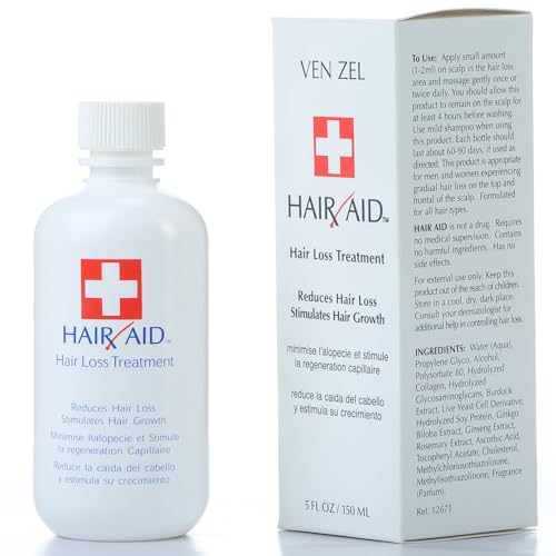 Hair Loss Treatment Stimulates Growth with Vitamin C E Ginseng Rosemary 150ml