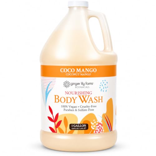 Ginger Lily Farms Botanicals Nourishing Body Wash Refill Coco Mango 128 Fl Oz
