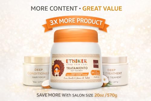 Deep Hair Treatment for Curly & 4C Afro Hair - Hydrating Shea & Coconut