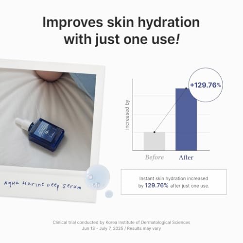 Dr.Althea Aqua Marine Deep Serum | Instant Hydration & Soothing Facial Serum for All Skin Types | Korean Vegan Skincare