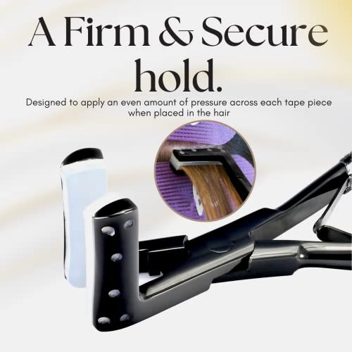 Professional Tape-In Hair Extension Plier - 7 Inch Stainless Steel Weft Sealing Tool