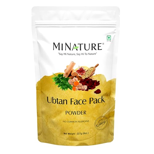 minature Ubtan Powder| 227g (8oz), Turmeric, Barley, Chickpeas, Neem, Sandalwood, Mograflower, Saffron & Rose Petal |Traditional DIY Pack | From India