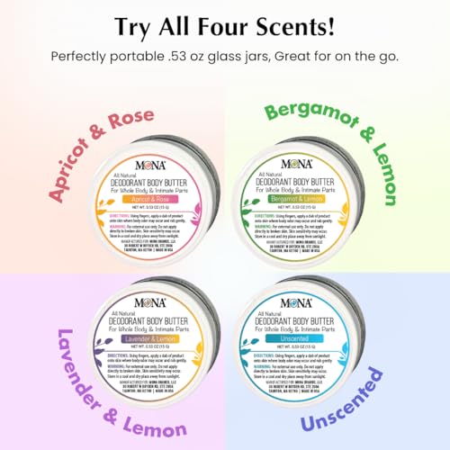 Natural Scents Travel Size Whole Body Deodorant Cream for Women & Men - 2 Oz Pack of 1