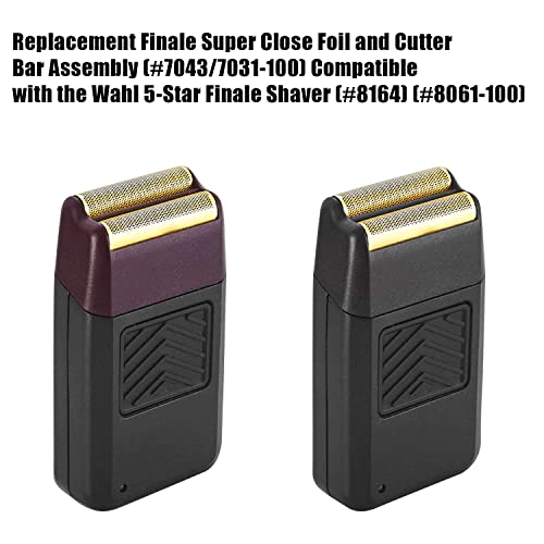 Black 3 Pack Replacement Foil for Wahl Professional 5-Star Finale Shaver