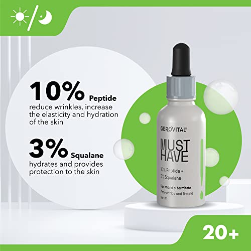 Gerovital Anti-Wrinkle & Firming Face Serum with Collagen, Elastin & Aloe Vera 30 ml