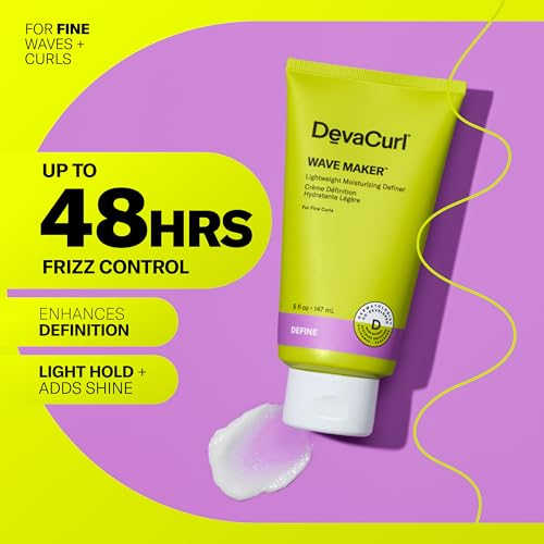 Wave Maker Curl Definer - Lightweight Moisturizer for Frizz Control - 5 fl oz - Variation of Wave Maker Definer Pink