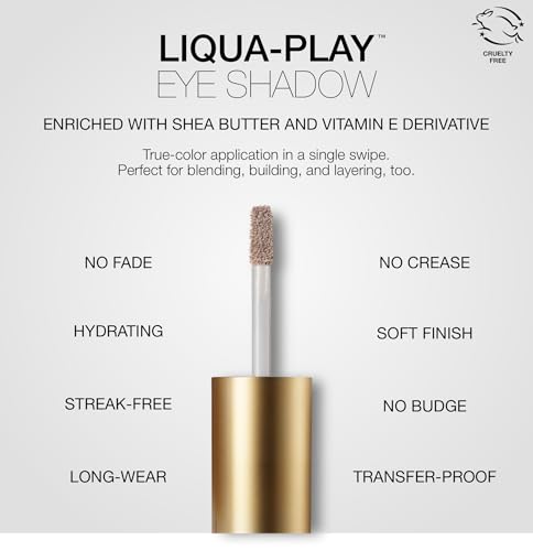 Stila Liqua-Play Matte Liquid Eyeshadow - Crema Matte, Blendable & Long-Wlasting