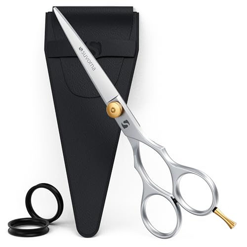 Suvorna 6-Inch Professional Hair Cutting Scissors for Barbers & Hairdressers