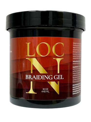Professional Braiding Gel - Extra Hold, 16oz, Anti Frizz, No Flake Hair Styling