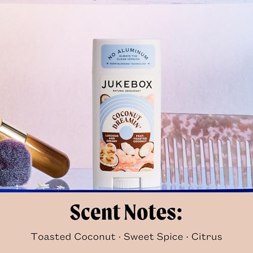 Women’s Natural Deodorant Coconut Dreamin 2.65 oz 3-Pack - Aluminum Free, Cruelty-Free