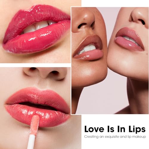 AZEN 60 Pack Lip Gloss Set - Varied Shimmery Colors A-60P