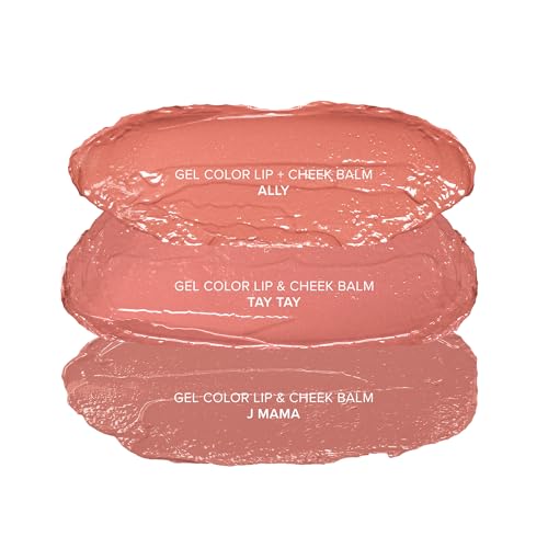 Mini Lip & Cheek Balm Set - Hydrating Nude Shades, Vegan & Cruelty-Free, 3-Piece