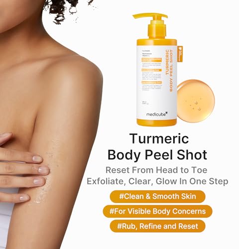 Medicube Kojic Brightening Body Care Duo - Exfoliating Peel & Hydrating Body Wash