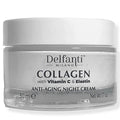 Delfanti-Milano ? COLLAGEN with VITAMIN C & ELASTIN ? Rejuvenating & Nourishing ? Anti-Aging Night Cream ? Face and Neck Moisturizer ? Made in Italy