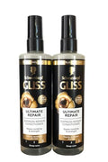 Gliss Ultimate Express Repair Hair Conditioner 0.5 Fl Oz Pack of 2 - Smoothing & Strengthening
